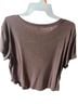 Title Unknown Brown Short Sleeve Top Size L - photo 2