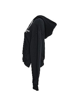 Balmain Balmain Logo Hoodie in Black Cotton (view 2)