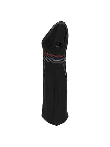 Diane von Furstenberg Diane von Furstenberg Stitched Sheath Dress in Black Triacetate (view 2)