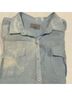 Pure Collection 100% Linen Tie-dye Blue White Long Sleeve Button-Down Shirt Size 12 - photo 10