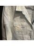 Pure Collection 100% Linen Tie-dye Blue White Long Sleeve Button-Down Shirt Size 12 - photo 4