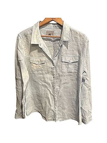 Pure Collection Long Sleeve Button-Down Shirt (view 1)