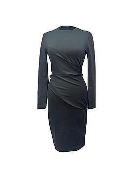 Diane von Furstenberg Diane Von Furstenberg Tie-back Midi Dress in Black Viscose (view 1)