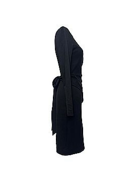 Diane von Furstenberg Diane Von Furstenberg Tie-back Midi Dress in Black Viscose (view 2)