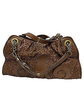 Bottega Veneta Bottega Veneta Intrecciato Shoulder Bag in Brown Leather (view 1)