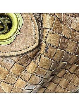 Bottega Veneta Bottega Veneta Intrecciato Shoulder Bag in Brown Leather (view 2)
