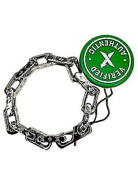 Louis Vuitton Louis Vuitton Monogram Chain Bracelet in Silver Metal (view 1)