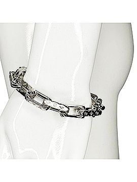 Louis Vuitton Louis Vuitton Monogram Chain Bracelet in Silver Metal (view 2)