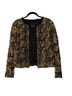 Carlisle Tweed Black Gold Blazer Size 6 - photo 1