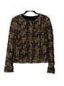 Carlisle Tweed Black Gold Blazer Size 6 - photo 5