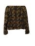 Carlisle Tweed Black Gold Blazer Size 6 - photo 2