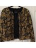 Carlisle Tweed Black Gold Blazer Size 6 - photo 6