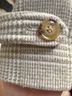 Ralph Lauren Plaid Brown Ivory Coat Size 2 - photo 3