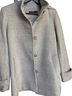 Ralph Lauren Plaid Brown Ivory Coat Size 2 - photo 1