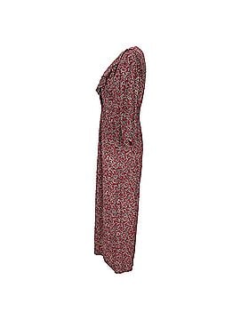 BA&SH Ba&amp;sh V-Neck Printed Jumpsuit in Red Viscose (view 2)