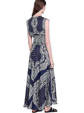 Sandro Bandana Maxi Dress Casual Dress (view 2)