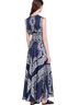 Sandro 100% Polyester Print Blue White Casual Dress Size S - photo 2