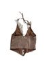 Ecote Brown Sleeveless Top Size S - photo 2
