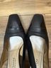 St. John 100% Leather Black Heels Size 8 1/2 - photo 9