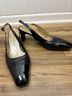 St. John 100% Leather Black Heels Size 8 1/2 - photo 8