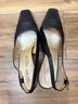 St. John 100% Leather Black Heels Size 8 1/2 - photo 4