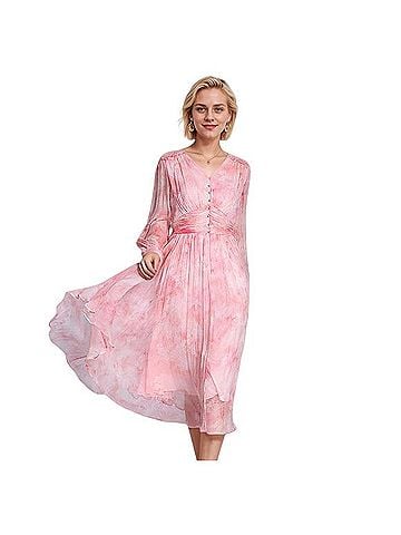 Royal Silk Casual Dress (view 1)