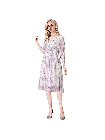 Royal Silk Casual Dress (view 2)