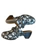 Pink Toes Designs 100% Canvas Floral Black White Mule/Clog Size 8 - photo 3