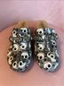 Pink Toes Designs 100% Canvas Floral Black White Mule/Clog Size 8 - photo 4