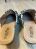 Pink Toes Designs 100% Canvas Floral Black White Mule/Clog Size 8 - photo 15