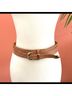 Stone Mountain 100% Leather Tan Belt Size S - photo 6