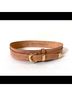Stone Mountain 100% Leather Tan Belt Size S - photo 4