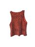 Mossimo Aztec Or Tribal Print Red Sleeveless Top Size XS - photo 2