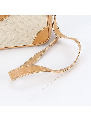 Gucci Gucci Old Micro GG 001 87 0444 Leather Shoulder Bag Crossbody for Women (view 2)