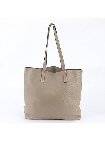 Prada Prada Triangle Logo Leather Tote Bag Shoulder Handbag for Women (view 1)