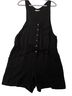 Eliot 100% Rayon Black Romper Size M - photo 1