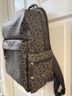 Calvin Klein Print Brown Leather Backpack One size - photo 4