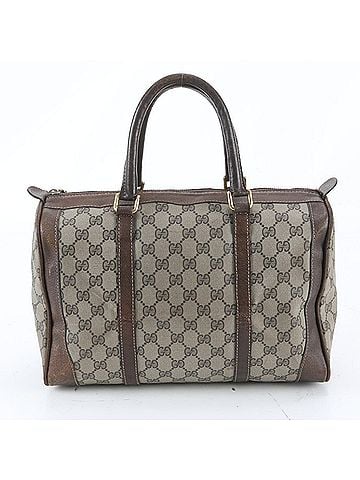 Gucci Gucci Old GG Supreme Mini Boston Bag Leather Handbag Tote for Women (view 1)