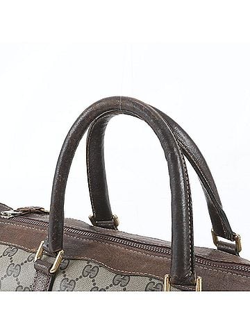 Gucci Gucci Old GG Supreme Mini Boston Bag Leather Handbag Tote for Women (view 2)