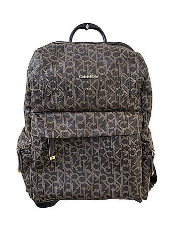 Calvin Klein Leather Backpack (view 1)