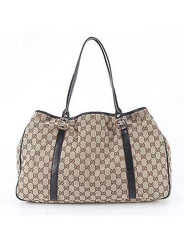 Gucci Gucci GG Canvas Twins 232956 Leather Tote Bag Shoulder Handbag for Women (view 1)