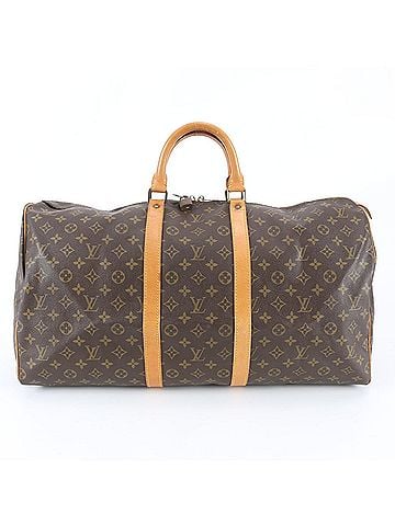 Louis Vuitton Louis Vuitton Monogram Keepall 55 M41424 Leather Boston Bag Tote Travel for Men (view 1)