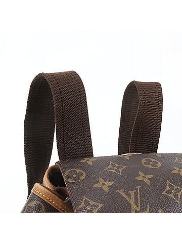 Louis Vuitton Louis Vuitton Monogram Montsouris GM M51135 Leather Backpack (Women's) (view 2)