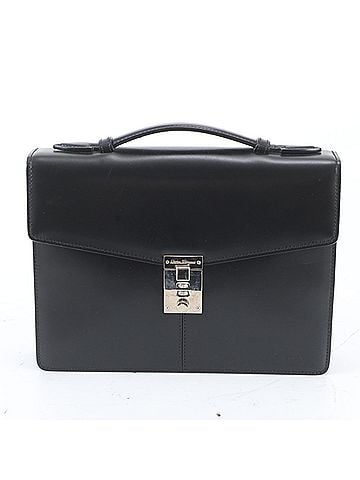 Salvatore Ferragamo Salvatore Ferragamo Leather Business Bag Briefcase Tote Black Men's (view 1)