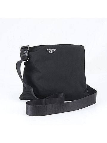 Prada Prada Tessuto Nylon Triangle Logo Leather Shoulder Bag Messenger for Men (view 1)