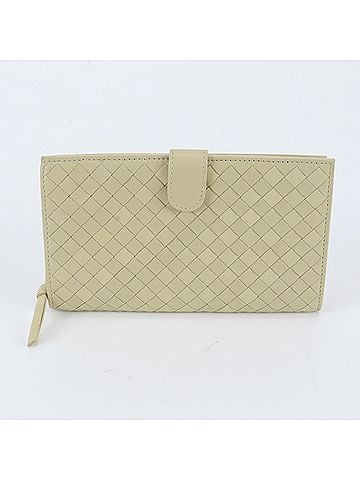 Bottega Veneta Bottega Veneta Intrecciato Woven Leather Bi-fold Wallet, Compact Wallet for Women (view 1)