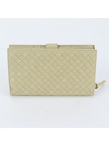 Bottega Veneta Bottega Veneta Intrecciato Woven Leather Bi-fold Wallet, Compact Wallet for Women (view 2)