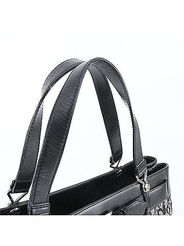 Christian Dior Christian Dior Trotter Leather Handbag Tote Bag Black Women's (view 2)