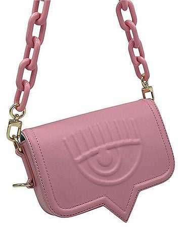 Chiara Ferragni Embossed Eye Shoulder Bag (view 1)