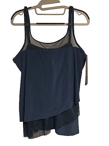 Miraclesuit Mirage Tankini Top Swimsuit Top (view 2)
